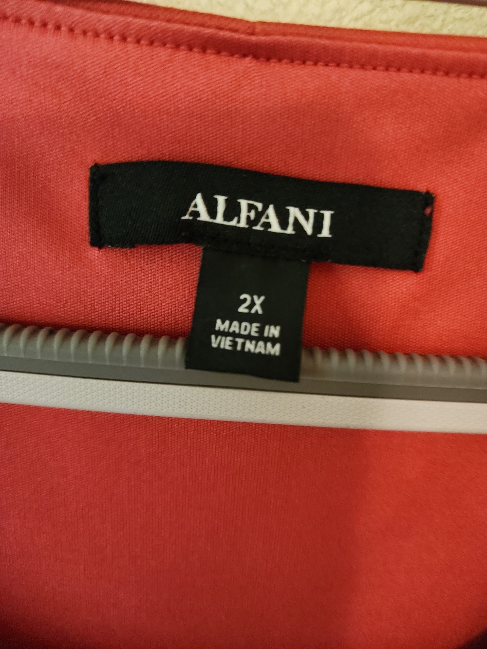 Alfani Coral Woman's Dress 2X